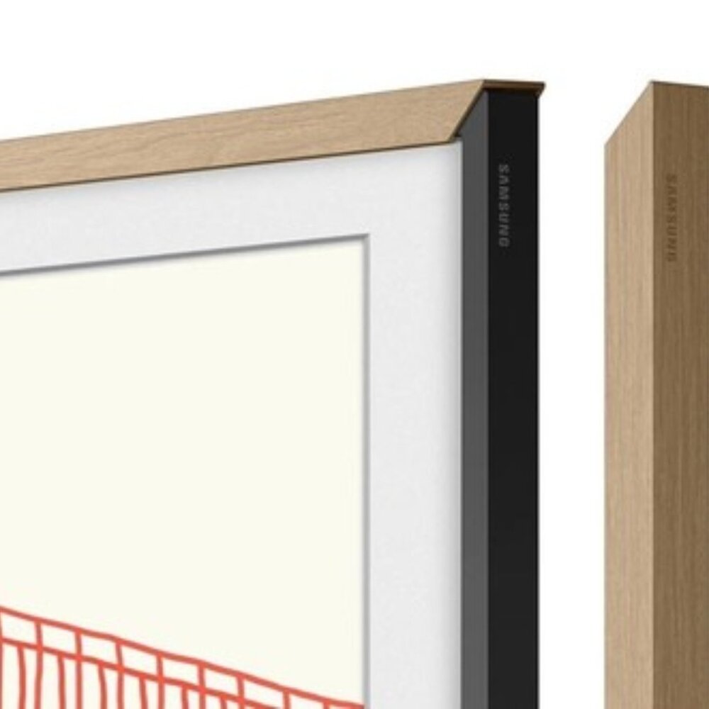 BRAND NEW--Samsung The Frame 65" Modern Teak Customizable Bezel, VG-SCFA65TKBZA